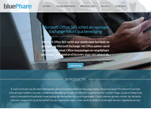 Tablet Screenshot of bluephare.com